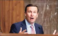  ?? Pool / Getty Images ?? U.S. Sen. Chris Murphy, D-Conn., predicted Tuesday that if a new justice is appointed before the election, in time to hear the case, the Affordable Care Act is as good as dismantled.