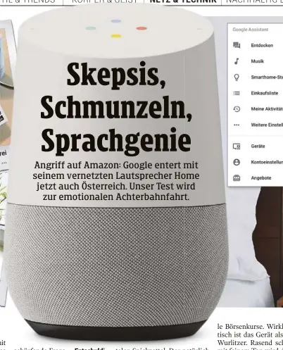  ??  ?? in drei Google Home:... aktiviert Schritten