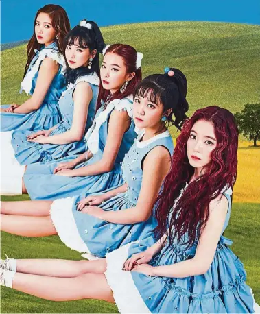  ??  ?? Since making its debut with the song Happiness, Red Velvet has been taking the K-pop world by storm. — Universal Music Malaysia