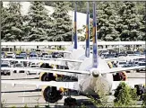  ??  ?? In this file photo, three grounded Boeing 737 Max airplanes, built for Icelandair, sit parked in a lot normally used for cars in an area adjacent to Boeing
Field, in Seattle. (AP)