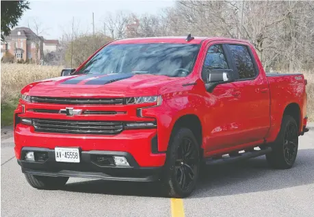  ?? PHOTOS: JIL MCINTOSH/DRIVING ?? The slightly tweaked 2020 Chevrolet Silverado, with lots of options and extras, is worth a look, says Jil Mcintosh.