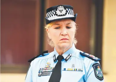  ?? ?? Queensland Police Commission­er Katarina Carroll. Picture: Alix Sweeney