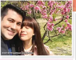  ??  ?? JESSY WITH boyfriend Luis Manzano