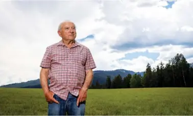  ?? NATALIE BEHRING/THE NEW YORK TIMES ?? Yvon Chouinard, the founder of the outdoor apparel maker Patagonia, stands for a photo Aug. 12 in Wilson, Wyo.,