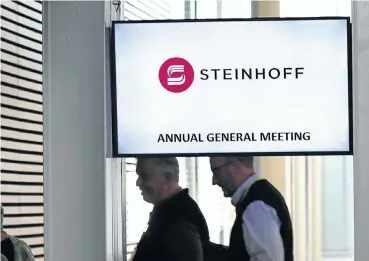  ?? Picture: Esa Alexander ?? Steinhoff’s AGM on Friday failed to give a clear picture of the company’s financial standing.