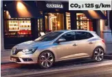  ??  ?? CO2 : 125 g/km
Le malus va augmenter de 325 € au 1er janvier 2020 pour la Renault Mégane essence 1.3 TCe 140 EDC.