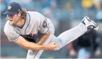  ?? BEN MARGOT/THE ASSOCIATED PRESS ?? Houston Astros right-hander Gerrit Cole is among the many pitchers maximizing success by throwing fewer fastballs.