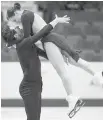  ?? PAUL CHIASSON, THE CANADIAN PRESS ?? Tessa Virtue and Scott Moir go through some last-minute practice in Regina on Thursday.