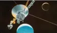  ?? Archivfoto: dpa ?? Jenseits des Sonnensyst­ems: die Raumsonde Voyager 2.