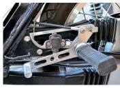  ??  ?? When we talk about rear-set rests, they are rarely this rear-set! Consider the operation of the rear brake, too