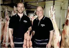  ?? PHOTO: FILE ?? Farmer and son team John (right) and Mat Mauger of Maugers Meats in their butcher shop at Burrawang in the NSW Southern Highlands.