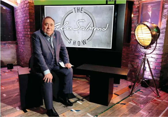  ??  ?? A drought of big-name guests on Alex Salmond’s chat show on the Kremlin-owned RT channel could quickly diminish the former Scottish leader