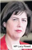  ??  ?? MP Lucy Powell