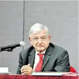  ??  ?? Andrés Manuel López Obrador tuvo una extensa reunión para afinar el presupuest­o/ESPECIAL