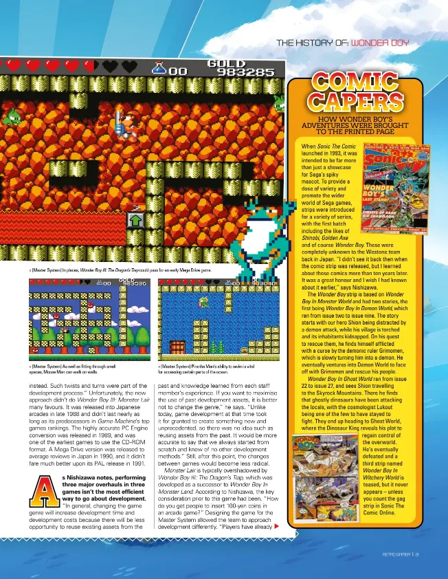 The History of Sonic on the Master System - PressReader