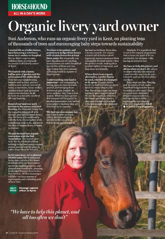 All In A Day S Work The Organic Livery Yard Owner Pressreader