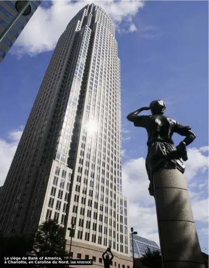  ?? [age fotostock] ?? Le siège de Bank of America, à Charlotte, en Caroline du Nord.