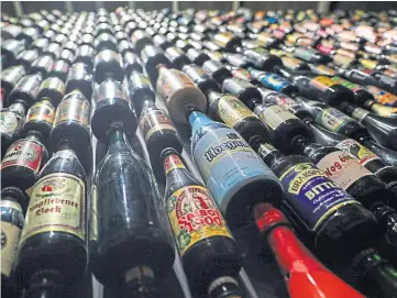  ?? ?? BUBBLING UNDER: Beer is now a £7.1 billion market annually for British retailers.