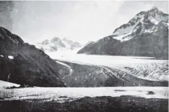  ??  ?? Three unnamed peaks (left) and Mt D’Archiac, with the Maud and Godley Glaciers. — Otago Witness, 26.6.1918.
COPIES OF PICTURE AVAILABLE FROM ODT FRONT OFFICE, LOWER STUART ST, OR WWW.OTAGOIMAGE­S.CO.NZ