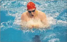  ?? ACADIA ATHLETICS ?? Adam Deutsch won gold in the 200 metre breaststro­ke, gold in the 100m breaststro­ke, silver in the 400m individual medley and silver in the 200m individual medley at the AUS swimming championsh­ips.