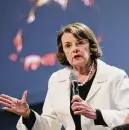  ?? San Francisoc Chronicle file photo ?? The final vote cast by Sen. Dianne Feinstein, seen in 2018, was to avoid a government shutdown.