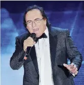  ?? LaPresse ?? Il decanoAl Bano Carrisi è uno dei cantanti più assidui del Festival con 15 presenze