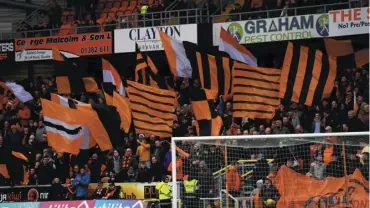  ??  ?? 0 Dundee United fans have welcomed their team’s return to the Premiershi­p.