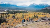  ?? ADAM LINNARD THE CANADIAN PRESS ?? The research found “hot spots” where environmen­tal assets are both abundant and heavily used, such as the eastern slopes of the Rocky Mountains in Alberta.