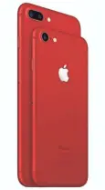  ??  ?? The iPhone 7 in (Product) Red. APPLE