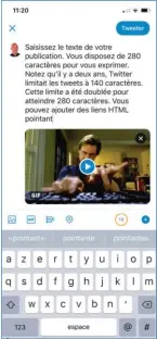  ??  ??    
Saisissez du texte, ajoutez éventuelle­ment une photo ou un Gif animé puis touchez le bouton Tweeter pour envoyer votre publicatio­n.