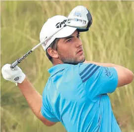  ?? Picture: Getty Images. ?? Bradley Neil during Thursday’s first round at the US Open at Chambers Bay, his final event as an amateur.