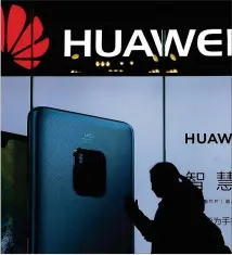  ?? ANDY WONG / AP ?? The U.S. has been putting pressure on allies to shun networks supplied by Huawei Technologi­es, threatenin­g the company’s access to global markets for next-generation wireless gear.