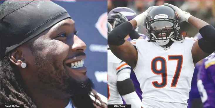  ??  ?? Pernell McPhee Willie Young