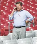  ?? MICHAEL CHOW/THE REPUBLIC ?? Cardinals president Michael Bidwill has told all team employees they are being held to a high standard.