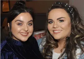  ??  ?? Niamh O’Rourke and Hannah Muckian.