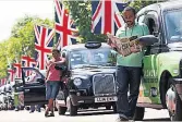  ??  ?? DEMO Central London protest against Uber in 2014