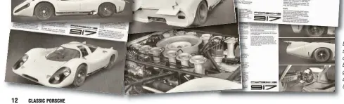  ??  ?? Left: As the intention was to sell the majority – if not all – of the first 25 cars, a brochure was produced giving the technical spec, and a price: 140,000DM (roughly 70,000 Euros…)