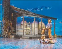  ?? AdamsVisCo­m, Provided by the Denver Center ?? Antoine L. Smith as Curley in “Oklahoma!” at the Stage Theatre.