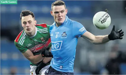  ??  ?? Leading light:
Dublin midfield ace Brian Fenton is a strong contender to collect the prestigiou­s Player of the Year award
