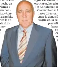  ?? // ABC ?? El notario José María Florit confirma el gran aumento de las donaciones