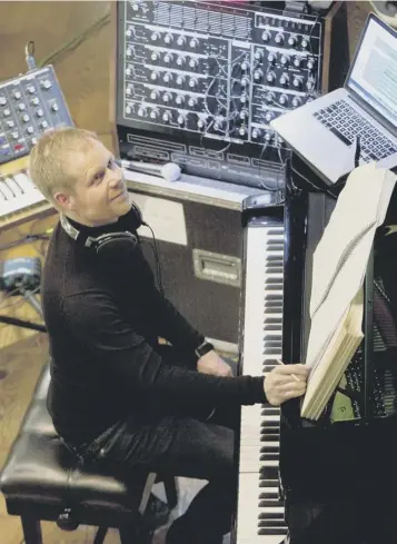  ??  ?? Composer Max Richter made his Celtic Connection­s debut with the music for Wolff Works, a trio for the Royal Ballet