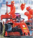  ?? FOTO: IMAGO IMAGES ?? Letzter Service in Rot: Sebastian Vettel in Abu Dhabi.