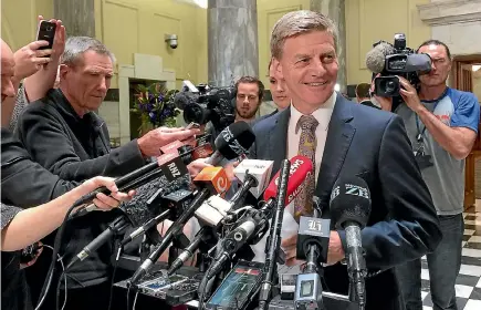  ?? PHOTO: REUTERS ?? The updated fiscal forecasts give Bill English the chance to put his best foot forward.