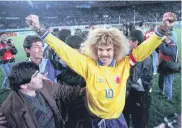  ?? ARCHIVO ?? Carlos Valderrama celebra el triunfo ante Argentina.