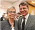  ?? FOTOS (5): -NAU ?? Agnes Werhahn (Stiftung Sport) und Walter Dickmann.