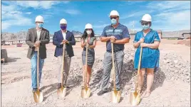  ?? Providence ?? Edward Homes broke ground on a two-story town home developmen­t, Brownstone­s. It is the last new developmen­t in the Providence master-planned community.
