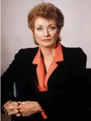  ??  ?? Diana Muldaur as Rosalind Shays in LA Law.