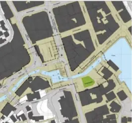  ?? FOTO: ASPLAN VIAK ?? Det vil bli en ulykke for byen med kanal, skriver innsendern­e. Illustrasj­onen er fra Teknisk rapport, Kanal2023.no.