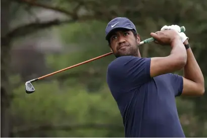  ?? AP ?? HOT START: Tony Finau leads the Memorial Tournament after a first-round 66.