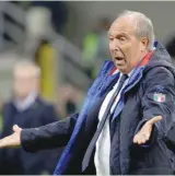  ?? — Reuters ?? Italy coach Gian Piero Ventura during the World Cup qualificat­ion play-off match against Sweden.